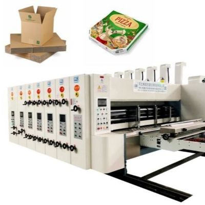 PLC Pizza Box Flexo Printing Maszyna do dłutowania 240 mm Głębokość szczeliny