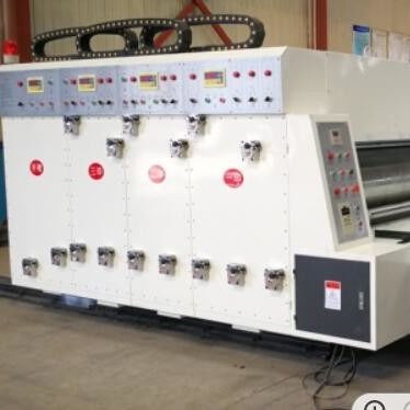 1200 * 2600 mm Maszyna do sztancowania pudeł z tektury falistej Półautomatyczna maszyna do wycinania szczelin w drukarce
