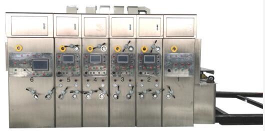 200 sztuk na minutę rotacyjna maszyna drukarska Flexo Rotary Die Cutter PLC