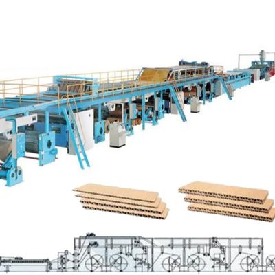 7-warstwowa linia do produkcji tektury falistej Produkcja kartonów 2500 kg
