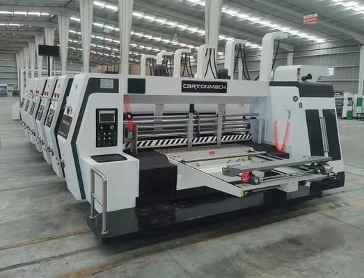 Automatyczna maszyna do tektury falistej Flexo 1-5 kolorów Slot drukarki Die Cut