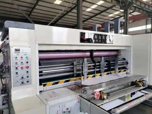 Flexo Printer Slot Die Cut Maszyna do tektury falistej 200 sztuk / min