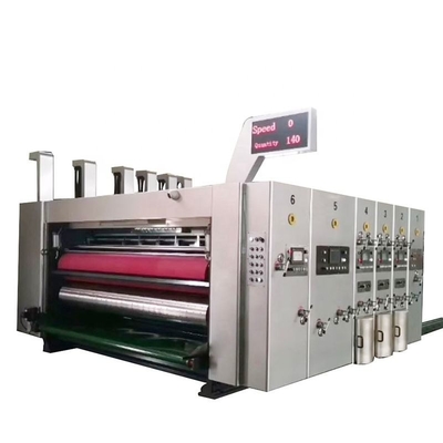 Automatyczny podajnik 6 kolorów Flexo Printer Slotter Maszyna do tektury falistej