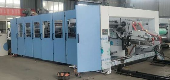 1400 * 2600 Maszyna do sztancowania rotacyjnego Drukarka Slotter 2500 kg Chromowanie