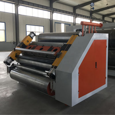 Pneumatyczna automatyczna maszyna do kartonów z tektury falistej 1600 mm z pojedynczą ścianką