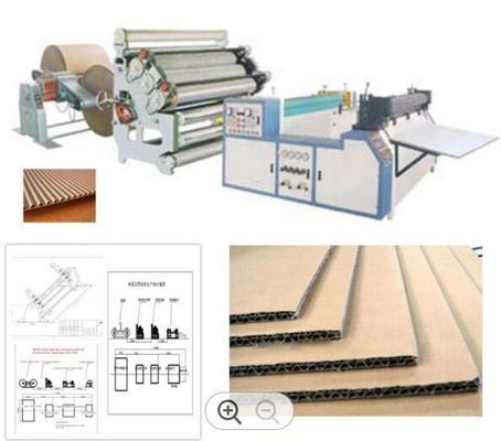 Karton Plc Produkcja pudeł z tektury falistej Automatyczna instalacja jednopowierzchniowa 1600 mm