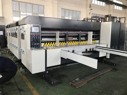 Automatyczne pudełko kartonowe 4-kolorowa drukarka Slotter Die Cutter Stacker