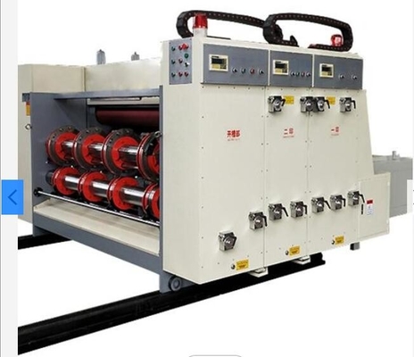 Podajnik łańcuchowy 3 kolory 50 sztuk/min Flexo Printer Slotter Die Cutter